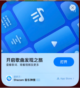 册亨苹果14维修站分享iPhone14音乐识别功能使用方法 