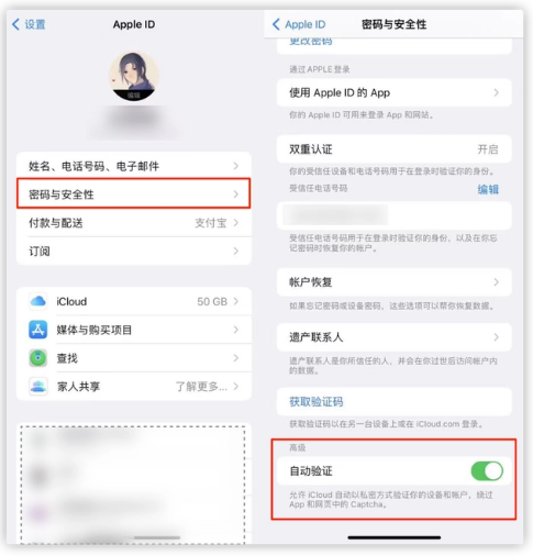 册亨苹果手机维修分享iOS 16 自动验证功能开启方法 