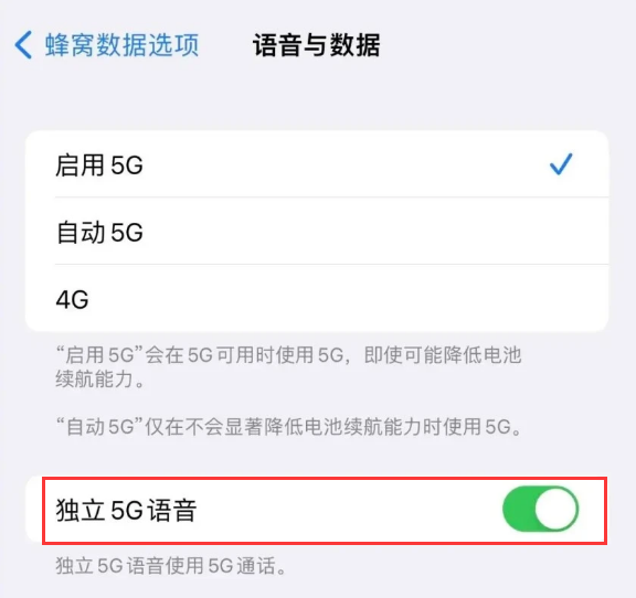 册亨苹果14维修分享iPhone 14 Pro如何开启VoNR 